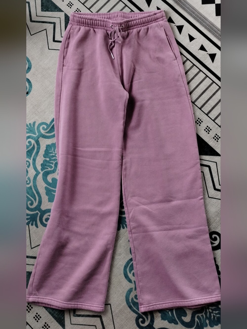 NWT! Abercrombie And Fitch Small Lavender Wide-Leg Sweatpants